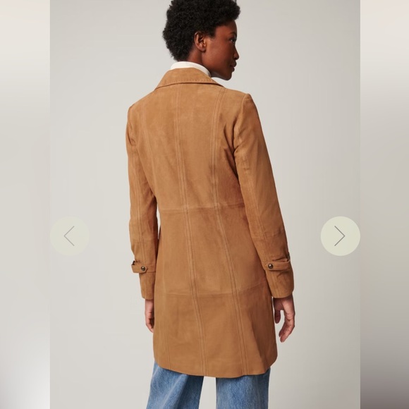 OVERLAND | Mia Suede Trench 100% leather - Picture 3 of 11
